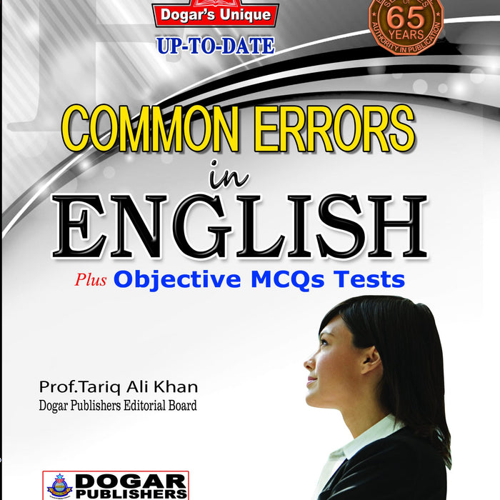 Common Error in English Mcqs By Prof. Tariq Ali Khan - Dogar Publishers