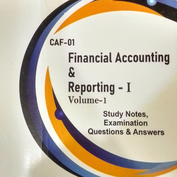 CAF- 01 Financial Accounting & Reporting - I Study Notes - CRESENT