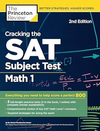  SAT (Subject Test) in Math 1 2nd Edition By The Princeton Review