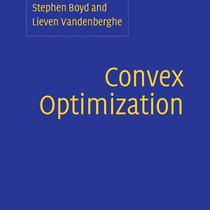  Convex Optimization