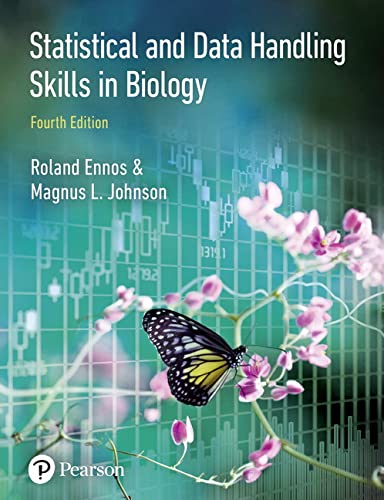 Statistical And Data Handling Skills in Biology 4th Edition 