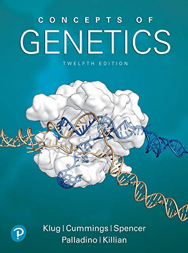 Concepts Of Genetics 12th Edition By Klug Cummings & Spencer Palladino