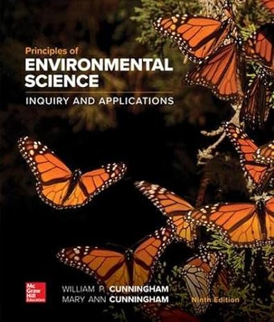 Principles Of Environmental Science 9th Edition By William Cunningham 