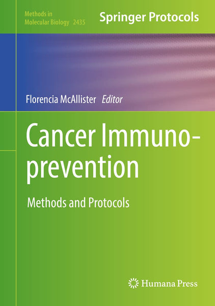 Cancer Immunoprevention: Methods and Protocols