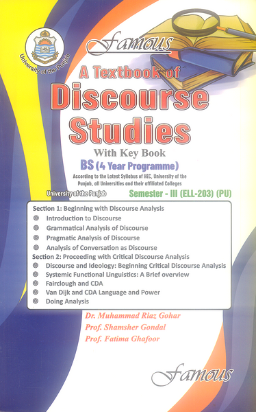 A Textbook Of Discourse Studies With Keybook For BS