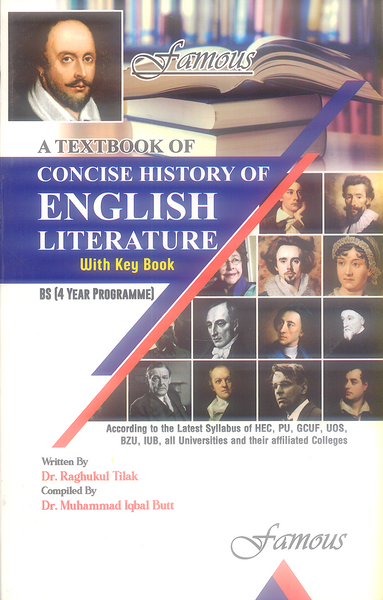 A Textbook Of Concise History of English Literature with Keybook For BS