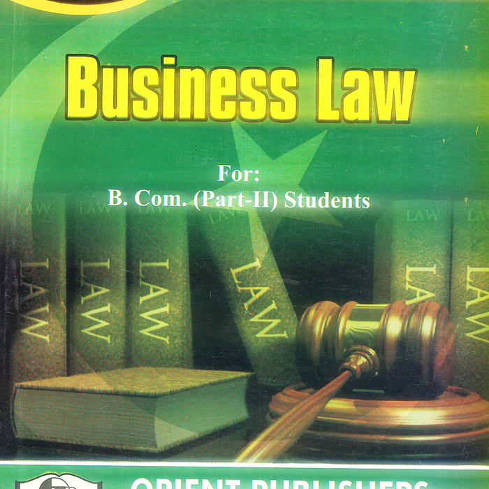 Business Law For B Com (Part II) By Nasrullah Khan Niazi