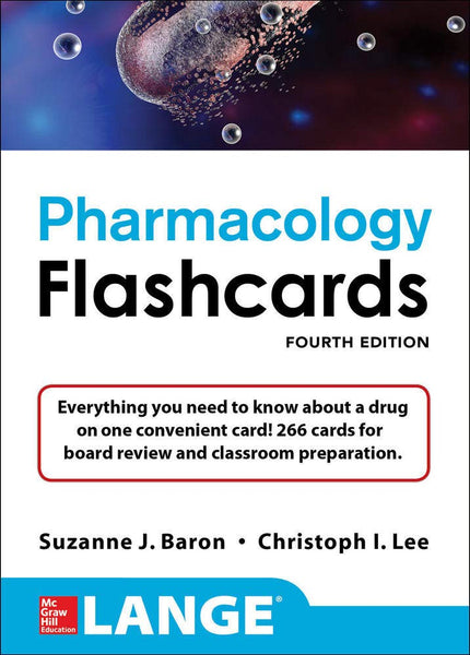 Lange Pharmacology Flashcards, Fourth Edition 4th Edition by Suzanne Baron 