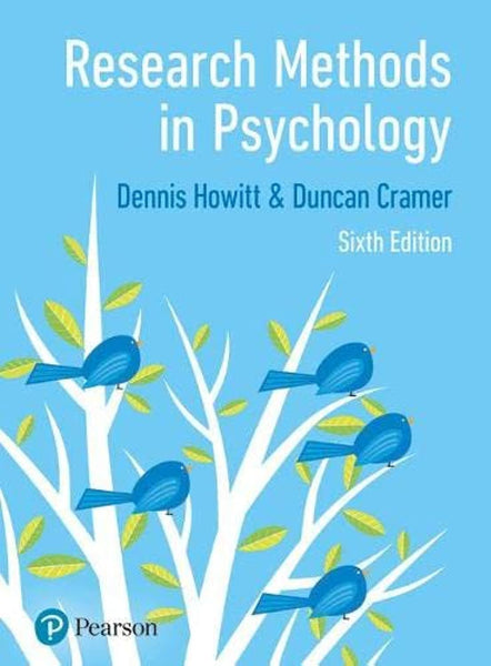 Research Methods In Psychology 6th Edition 