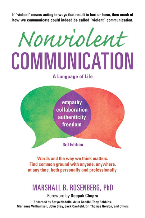 Nonviolent Communication A Language Of Life By Marhsall B Rosenberg