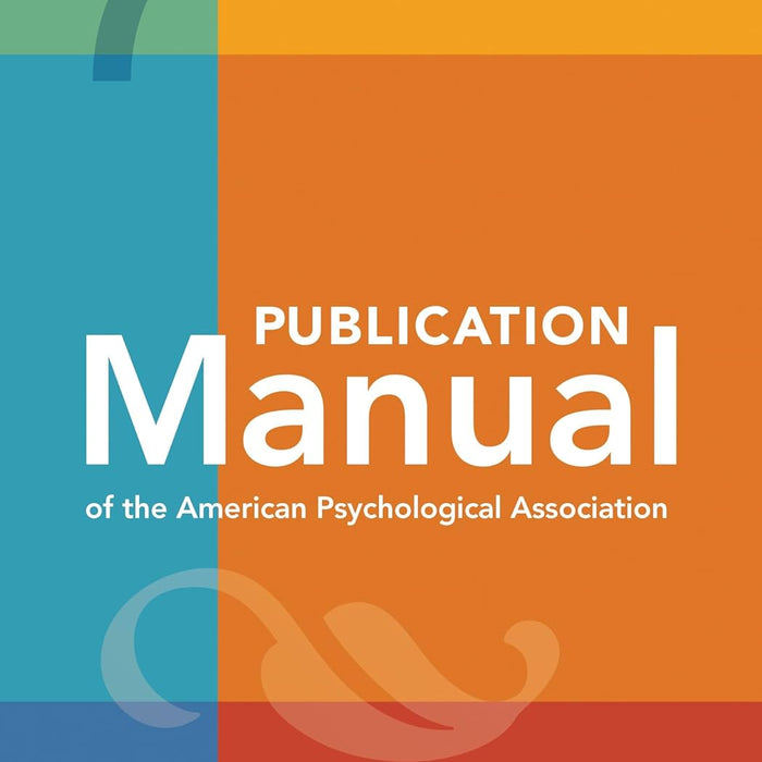 Publication Manual  Of The American Psychological Association 