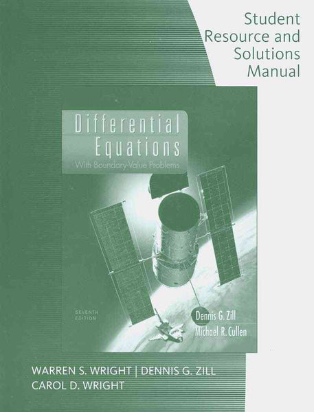 Differential Equations with Boundary-Value Problems (Solution Manual)