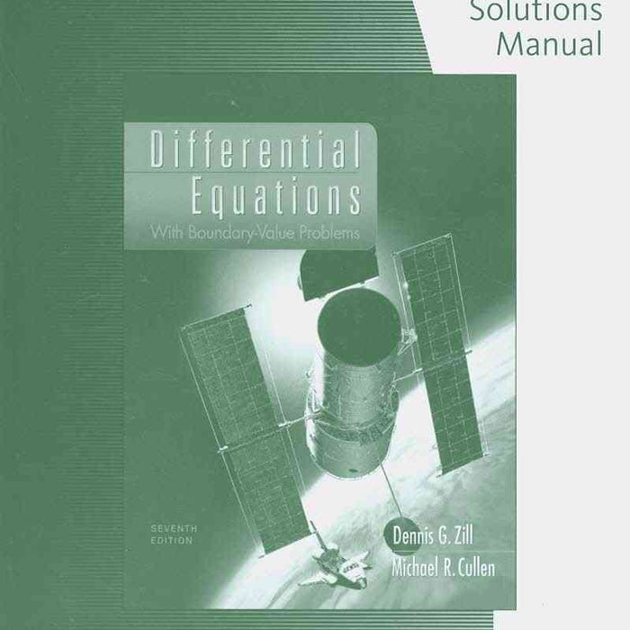 Differential Equations with Boundary-Value Problems (Solution Manual)
