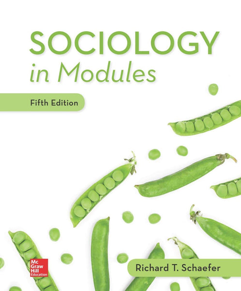 Sociology In Modules 5th Edition by Richard T Schaefer (Author)