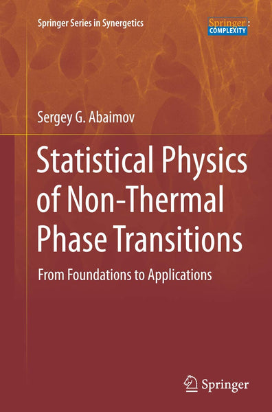 Statistical Physics Of Non Thermal Phase Transitions 