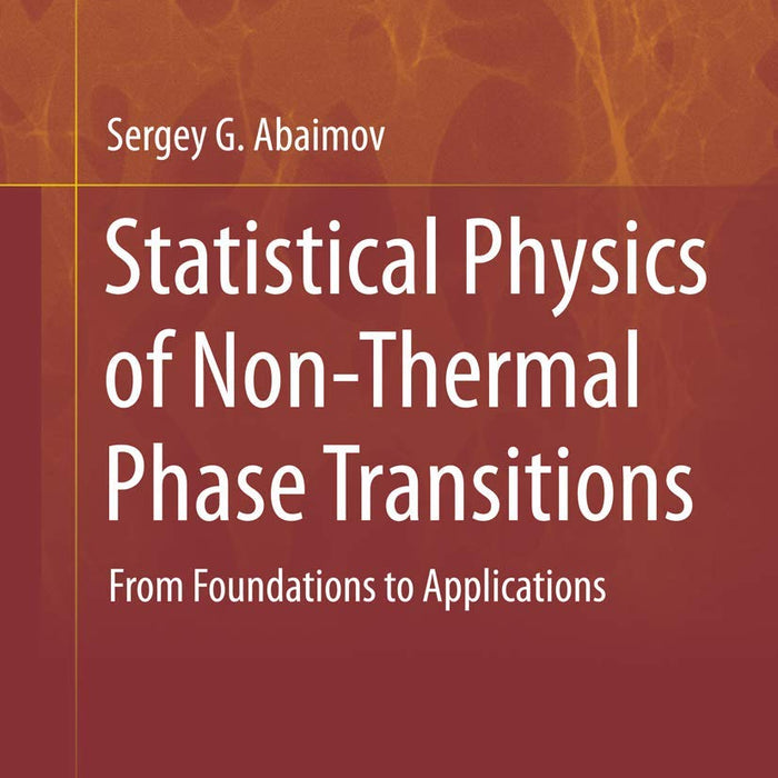 Statistical Physics Of Non Thermal Phase Transitions 