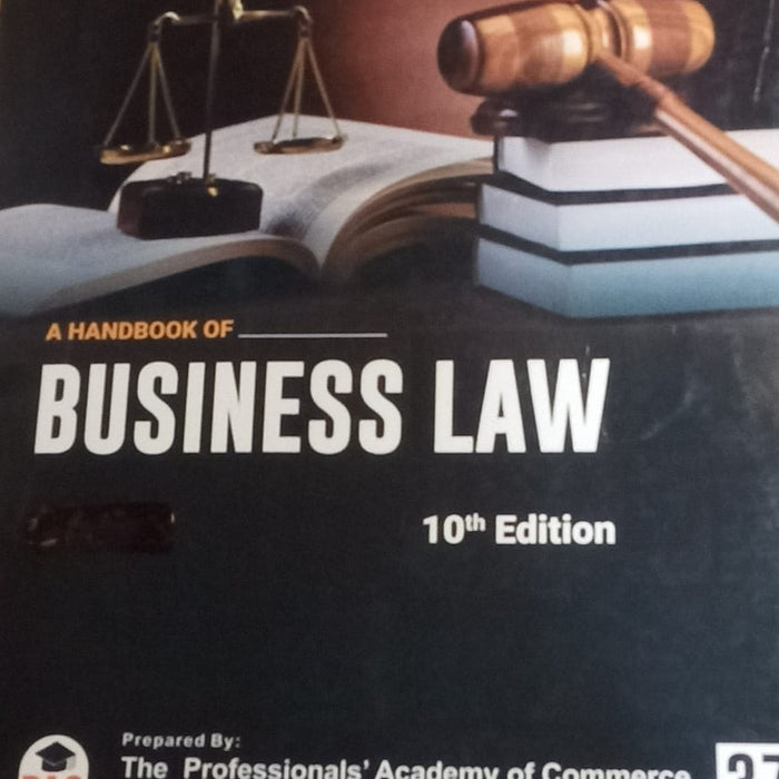 CAF- 04 A Handbook of Business Law - PAC