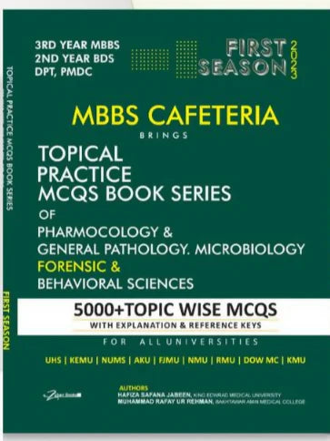 MBBS Cafeteria Topical Practice MCQs Book Series of Pharmacology General Pathology Microbiology