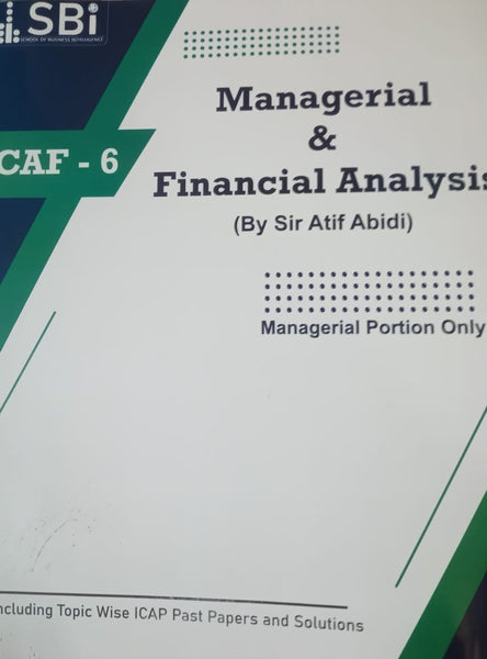 Managerial And Financial Analysis