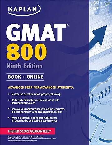 GMAT 800 Advanced Prep for Advanced Students