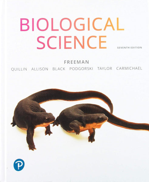 Biological Science 7th Edition by Scott Freeman