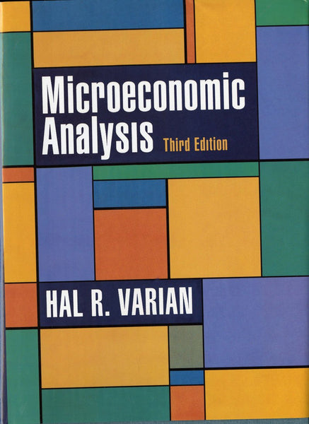 Microeconomics Analysis 3rd Edition