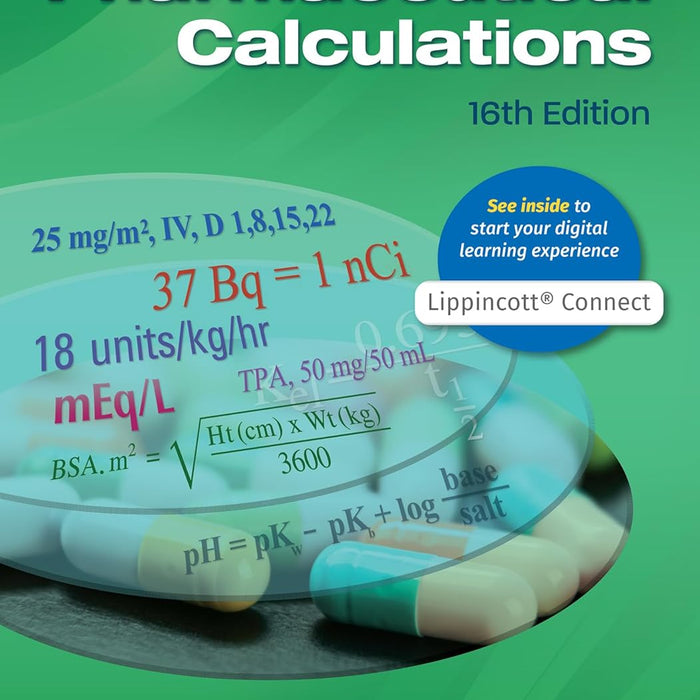  Stoklosa and Ansel's Pharmaceutical Calculations