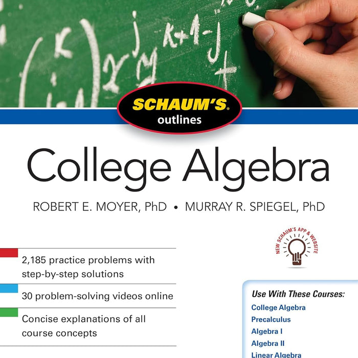 Schaum's Outline of College Algebra 5th Edition by Murray R. Spiegel