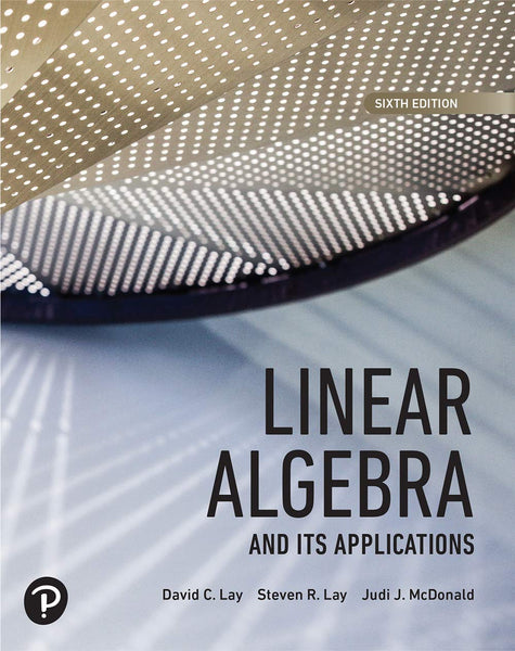 Linear Algebra And Its Applications 6th Edition 