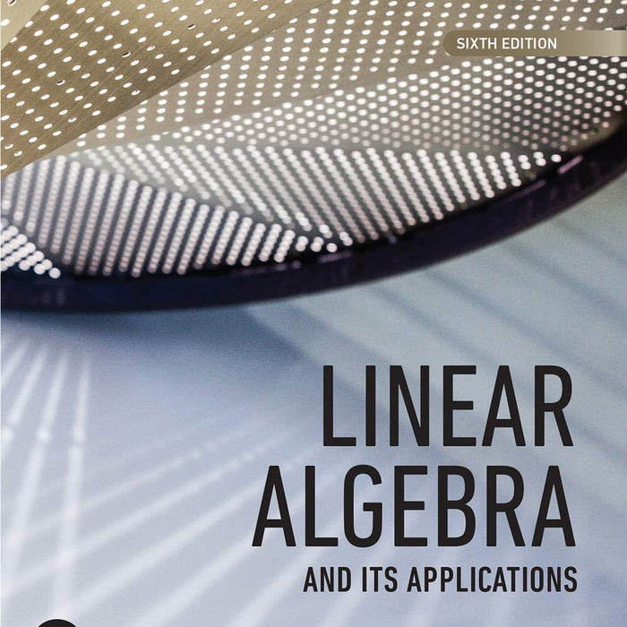 Linear Algebra And Its Applications 6th Edition 