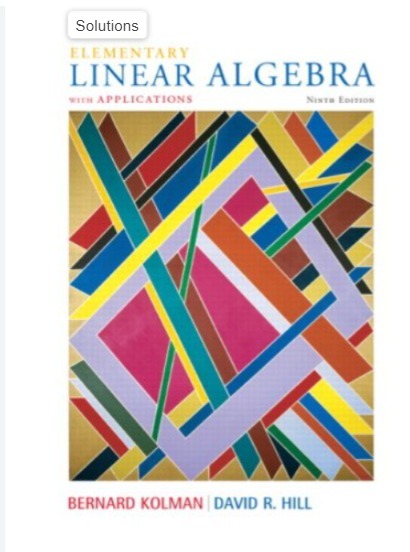 Instruction Solution Manual Elemantary Linear Algebra with Applications