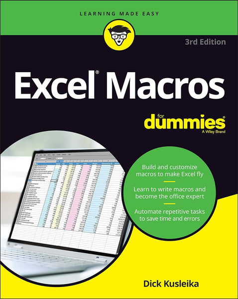 Excel Macros For Dummies 3rd Edition by Dick Kusleika 