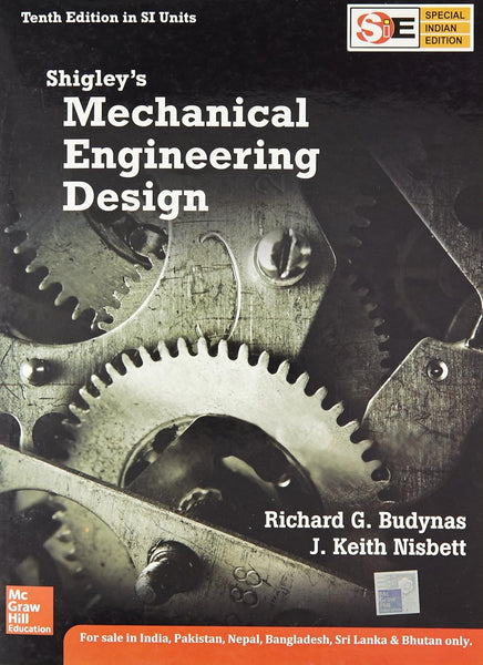 Mechanical Engineering Design 10th Edition by Richard G Budynas