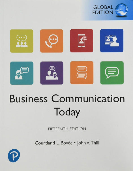  Business Communication Today, Global Edition