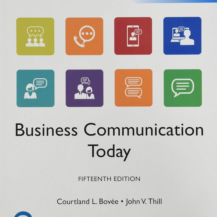  Business Communication Today, Global Edition