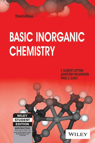 Basic Inorganic Chemistry 3rd Edition By F Albert