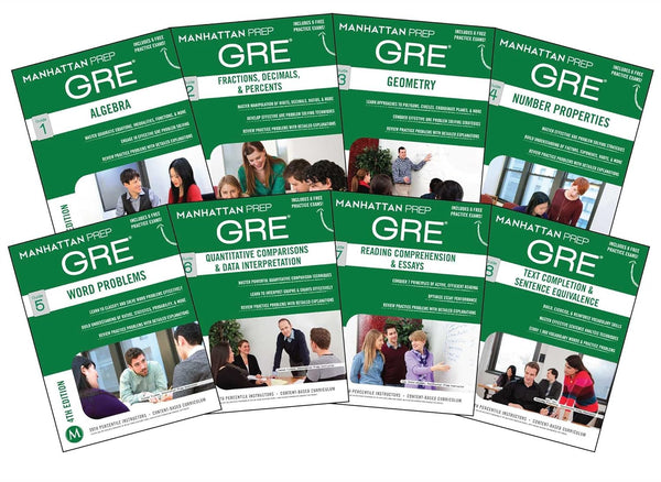 Manhattan Prep GRE Set of 8 Strategy Guides 4th Edition