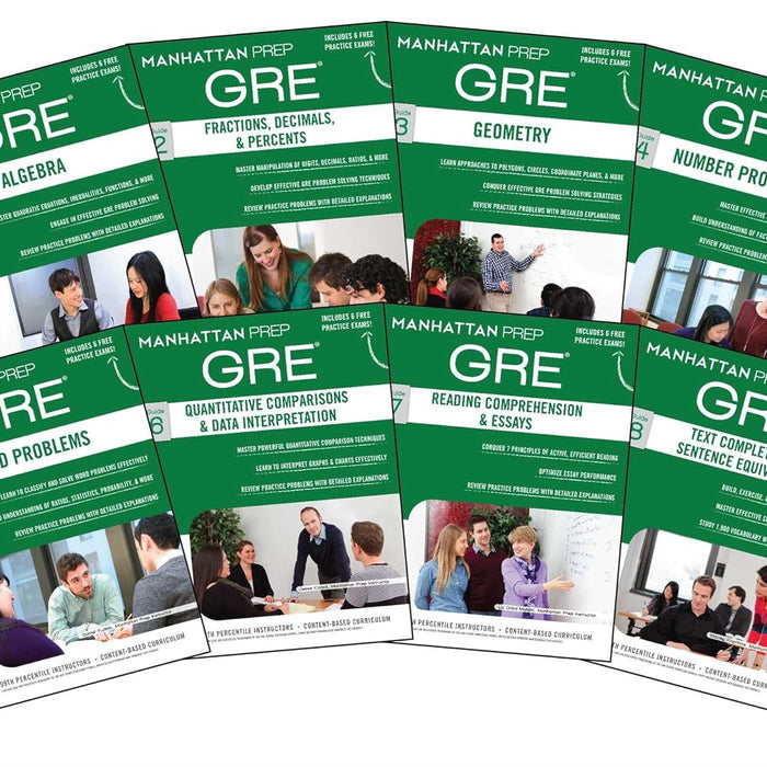 Manhattan Prep GRE Set of 8 Strategy Guides 4th Edition