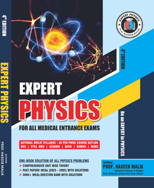 EXPERT PHYSICS (MDCAT) 4th Edition by Prof. Haseeb Malik