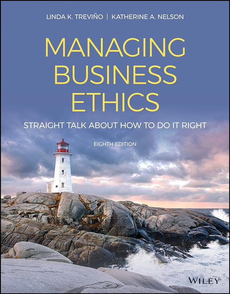 Business Management Ethics 8th Edition By Linda A Trevino & Katherine A Nelson