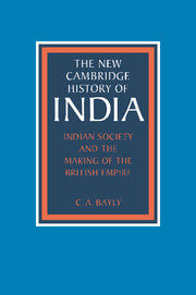 THE NEW CAMBRIDGE HISTORY OF INDIA by  C. A. Bayly