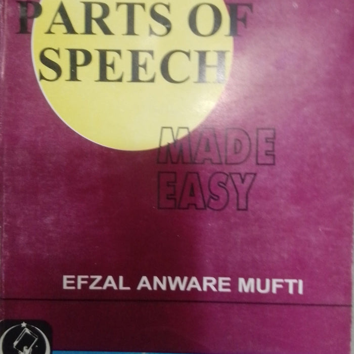 Part of Speech Made Easy By Efzal Anware Mufti