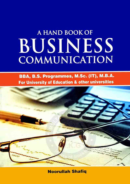 Hand Book Of Business Communication For Bs Hons By Noorullah Shafiq