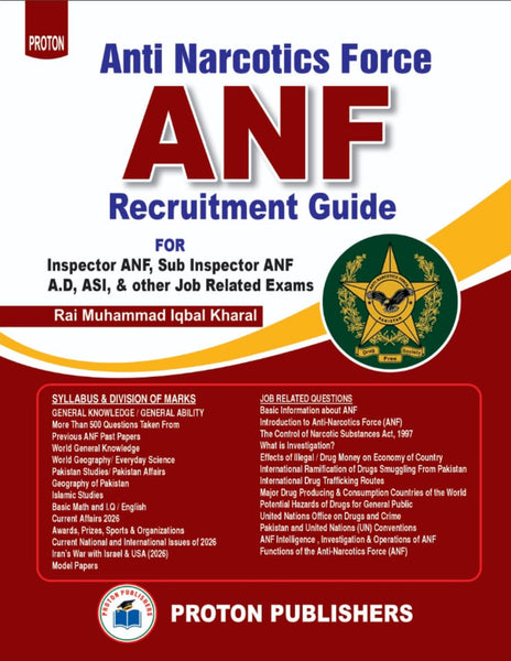 ANF - Anti Narcotics Force Recruitment Guide