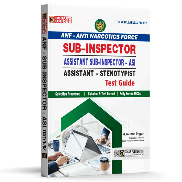 Dogar ANF - Anti Narcotics Force Sub Inspector Test Guide