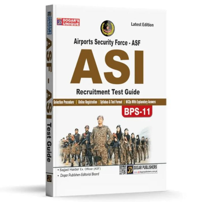 ASI (ASF ) Recruitment Test Guide MCQs Past Papers Dogar