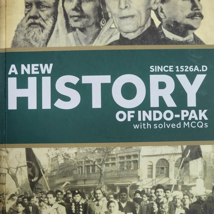 A New History Indo-Pakistan With Solved MCQs