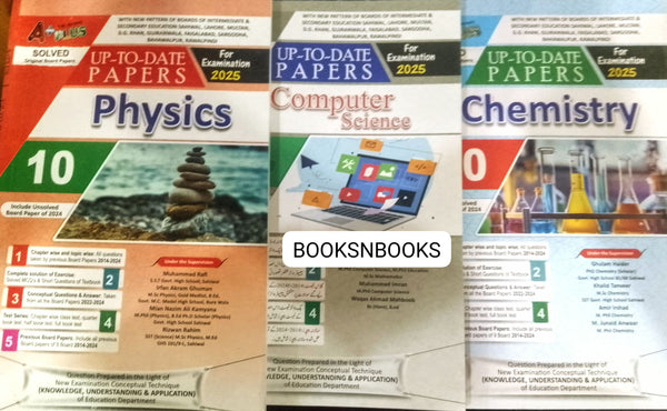 A+ Plus Up-To-Date Past Papers 10th Class