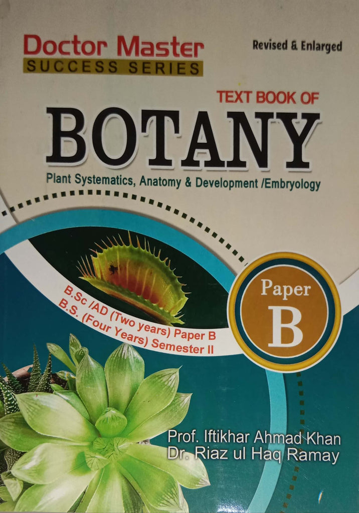 A Text Book Of Botany Paper B Plant Systematic's Anatomy & Development ...