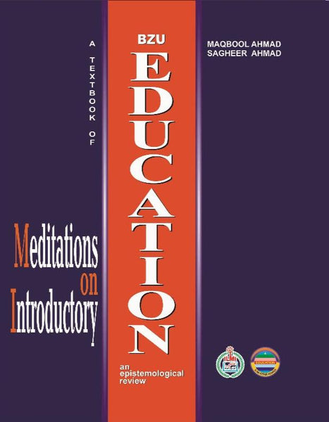 A Textbook Of Education: An Epistemological Review 